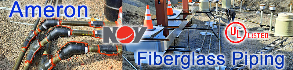 NOV fiberglass piping installation